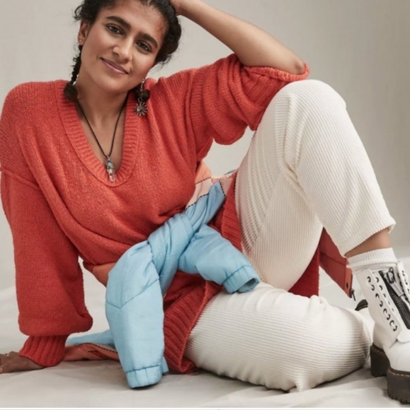 Free People Brookside Tunic Sweater Pullover Baggy Slouchy Oversized Size S - Picture 16 of 16